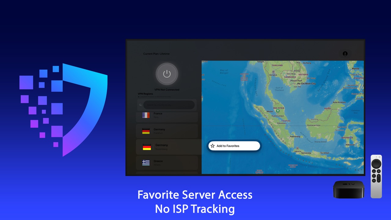 Favorite servers on Apple TV